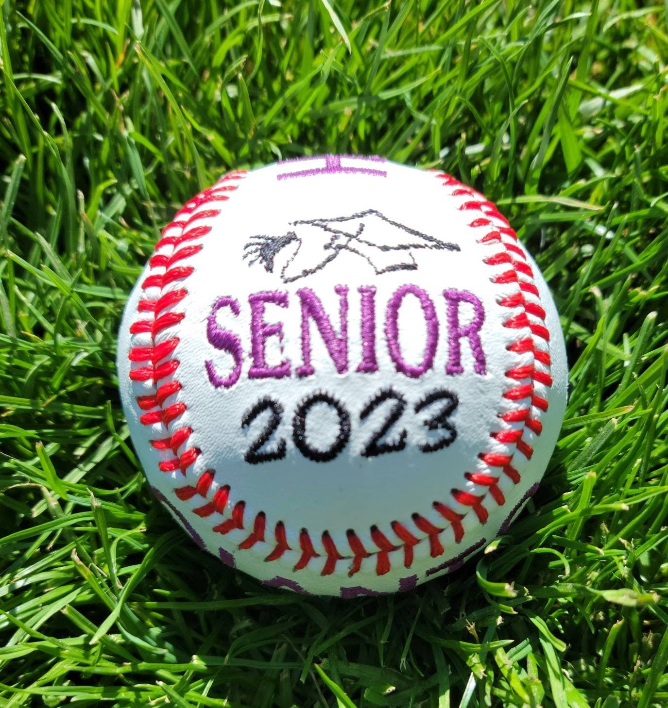 Personalized Baseball Fathers Day Gift Embroidered Baseball Senior Gift End of Season Gift Coach Gift Team Award Wedding Birth Announcement